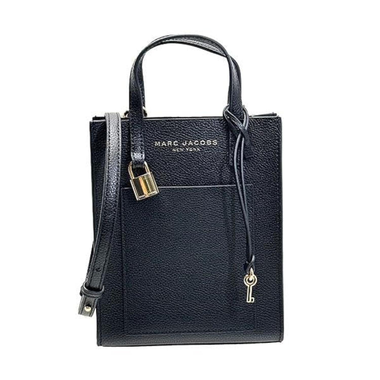 Marc Jacobs H001L03FA22 Mini Grind Black Women's Micro Tote Bag for Fashionable Women