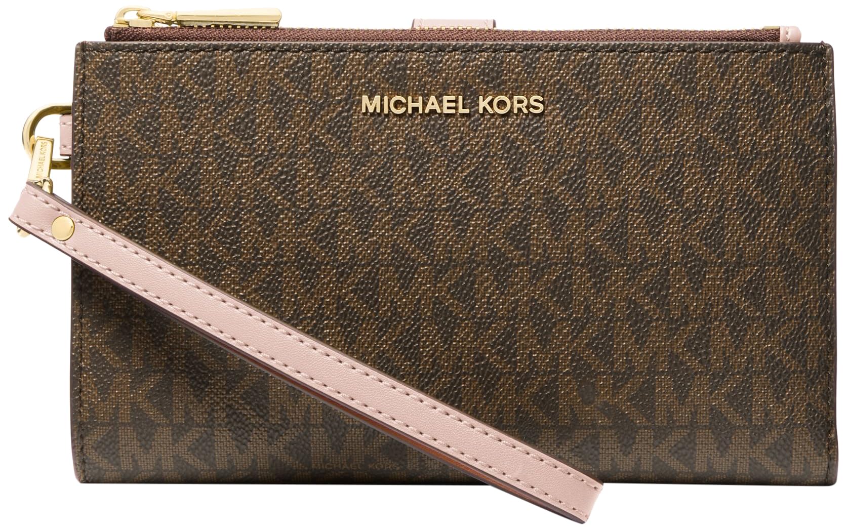 Michael Kors Jet Set Double Zip Wristlet, Navy for Professional Women in Business Meetings
| Michael Kors Jet Set Doubl